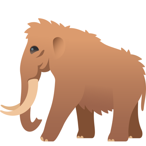 Мамонт для JoyPixels 9.0