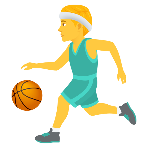 Мужчина с мячом для JoyPixels 9.0