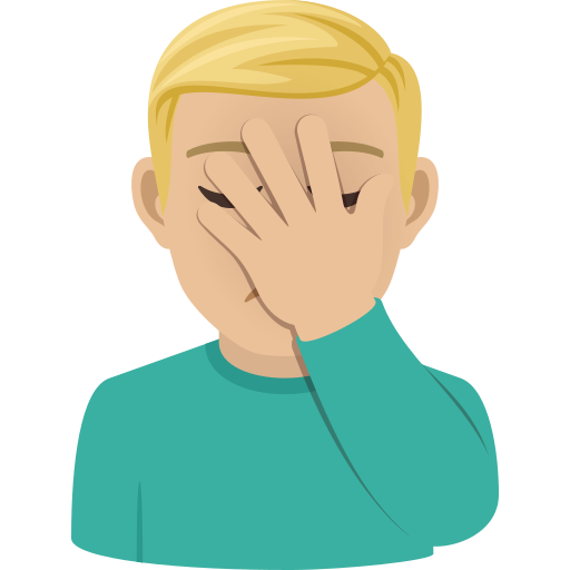 Чоловік втратив дар мови: світлий тон шкіри для JoyPixels 9.0