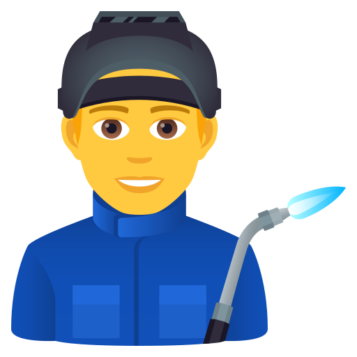 Мужчина-рабочий для JoyPixels 9.0