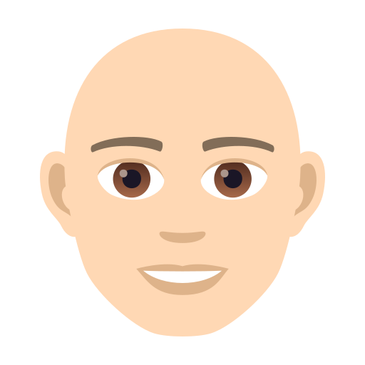 Лисий чоловік: Дуже світлий тон шкіри для JoyPixels 9.0