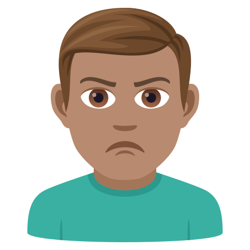 Ображений чоловік: середній тон шкіри для JoyPixels 9.0