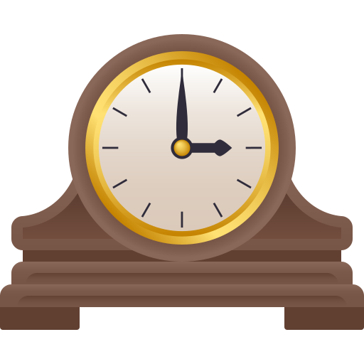 Каминные часы для JoyPixels 9.0