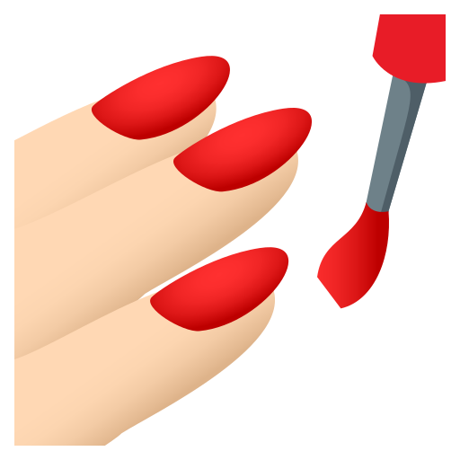 Манікюр: найсвітліший тон шкіри для JoyPixels 9.0