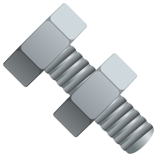 Болт и гайка для JoyPixels 9.0