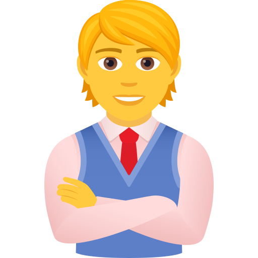 Офісний працівник для JoyPixels 9.0