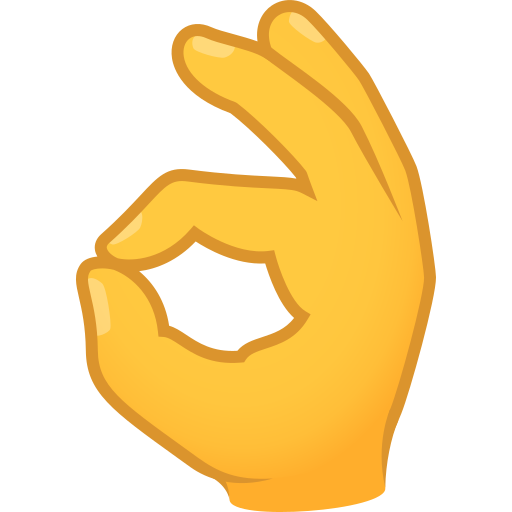 Жест «все хорошо» для JoyPixels 9.0