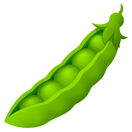 Стручок гороха для JoyPixels 9.0