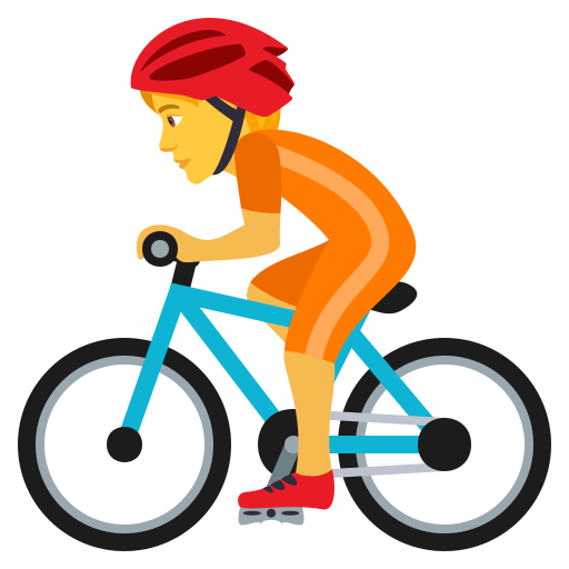 Велосипедист для JoyPixels 9.0