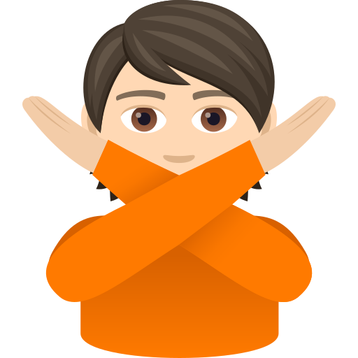 Людина проти: Дуже світлий тон шкіри для JoyPixels 9.0