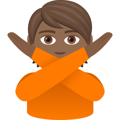 Людина проти: темний тон шкіри для JoyPixels 9.0