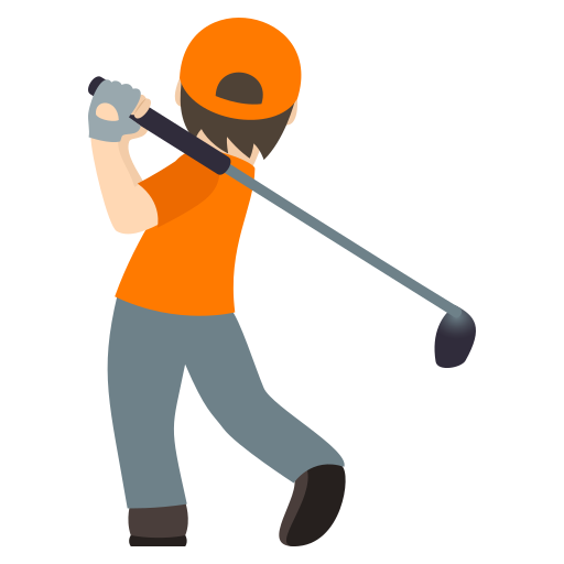 Гольфіст: дуже світлий тон шкіри для JoyPixels 9.0