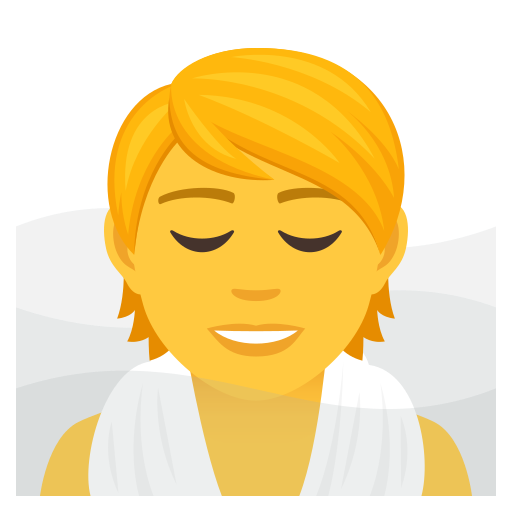 Людина в лазні для JoyPixels 9.0