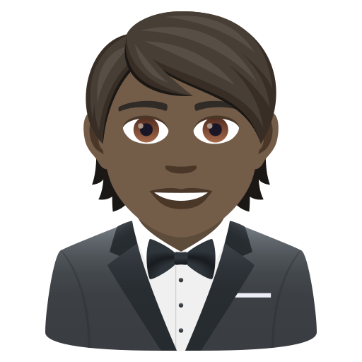 Наречений: дуже темний тон шкіри для JoyPixels 9.0