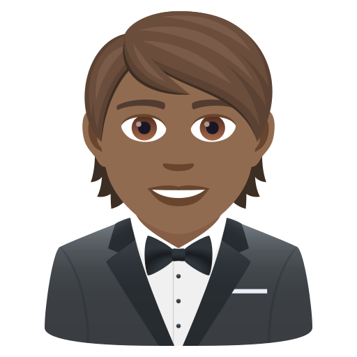 Наречений: темний тон шкіри для JoyPixels 9.0