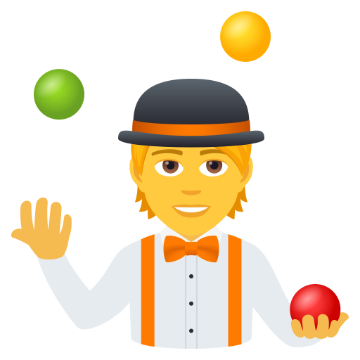 Жонглер для JoyPixels 9.0