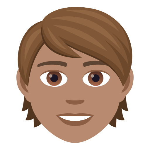 Взрослый: средний тон кожи для JoyPixels 9.0