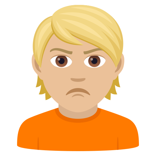 Ображена людина: світлий тон шкіри для JoyPixels 9.0