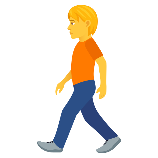 Людина йде для JoyPixels 9.0