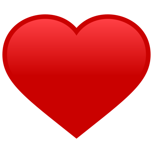 Красное сердце для JoyPixels 9.0
