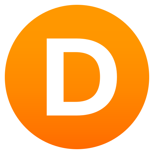 Регіональний індикатор Символ Буква D для JoyPixels 9.0