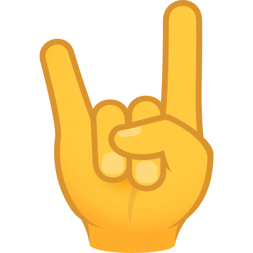 Рокерский жест для JoyPixels 9.0