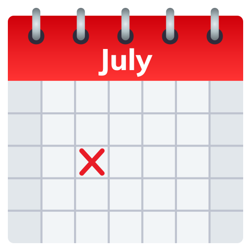 Перекидной календарь для JoyPixels 9.0