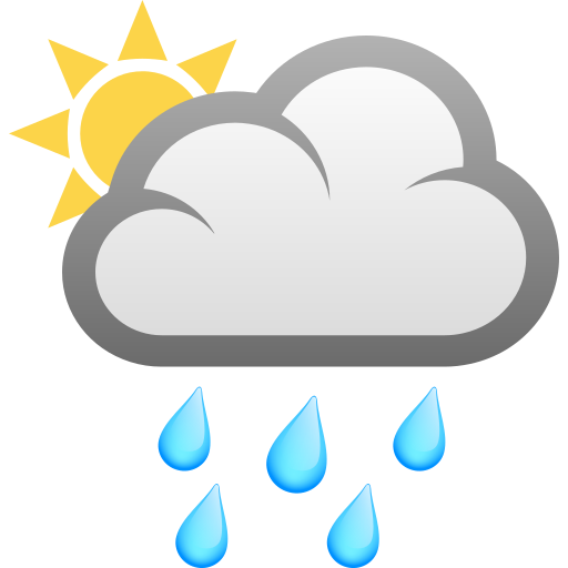 Sun Behind Rain Cloud Emoji 🌦️