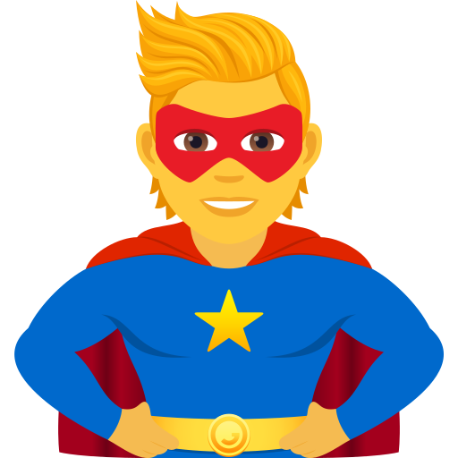 Супергерой для JoyPixels 9.0