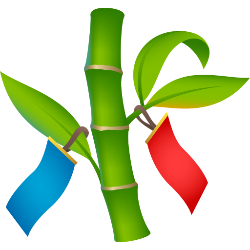 Бамбук с бумажными лентами для JoyPixels 9.0