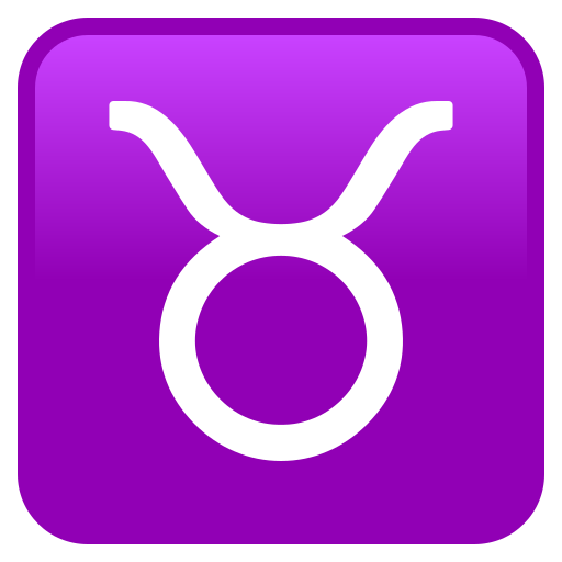 Знак зодіаку Телець для JoyPixels 9.0