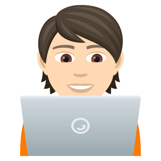 Інженер: дуже світлий тон шкіри для JoyPixels 9.0