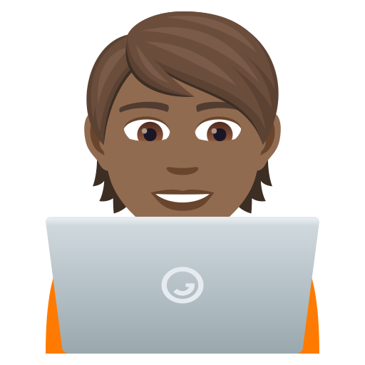 Інженер: темний тон шкіри для JoyPixels 9.0