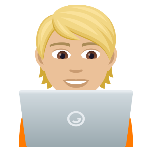 Інженер: світлий тон шкіри для JoyPixels 9.0