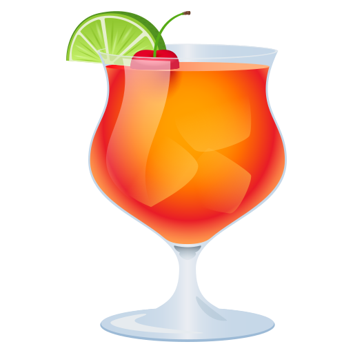 Тропический коктейль для JoyPixels 9.0