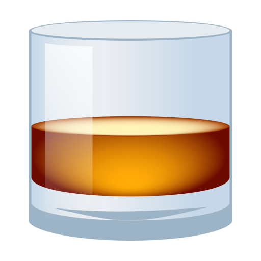 Стакан з віскі для JoyPixels 9.0