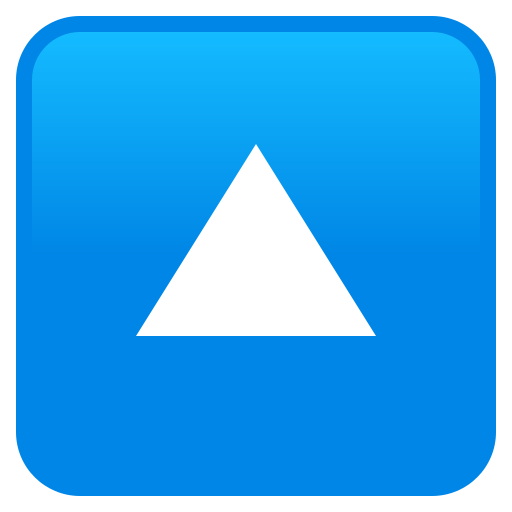 Треугольник острием вверх для JoyPixels 9.0