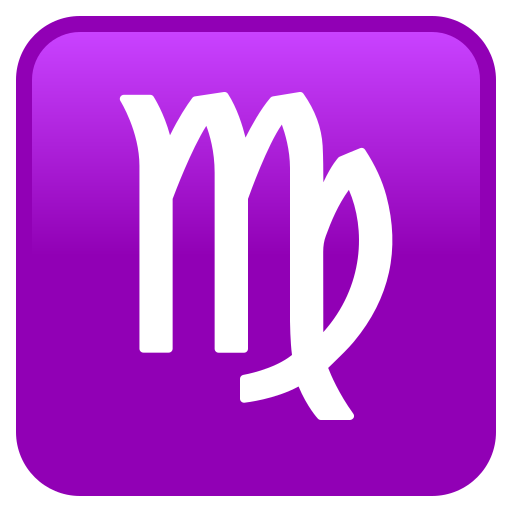 Знак зодиака Дева для JoyPixels 9.0