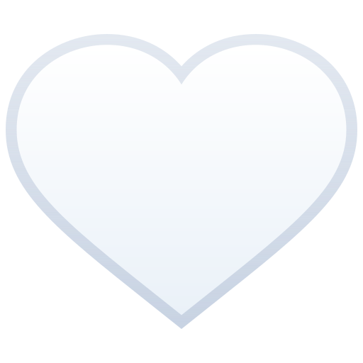 Біле Серце для JoyPixels 9.0