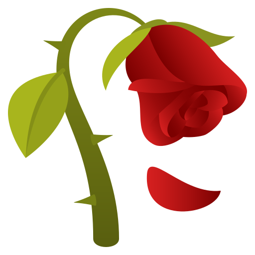 Увядший цветок для JoyPixels 9.0