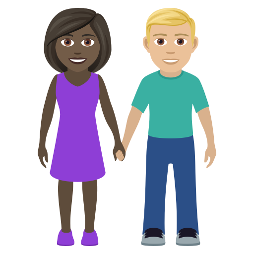 Мужчина и женщина: очень темный тон кожи светлый тон кожи для JoyPixels 9.0