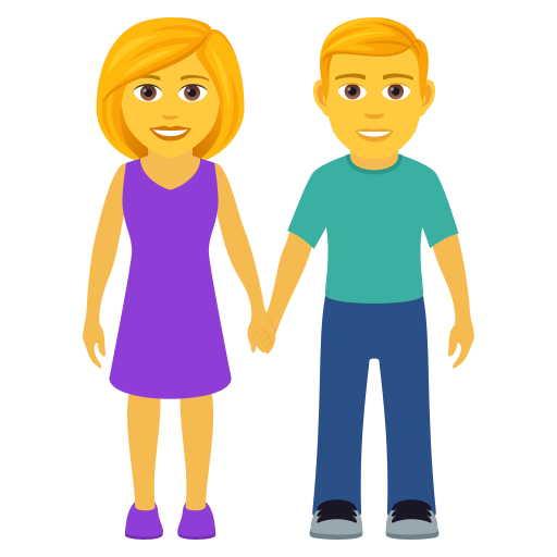 Мужчина и женщина для JoyPixels 9.0