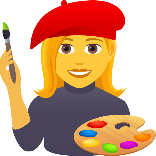 Художница для JoyPixels 9.0