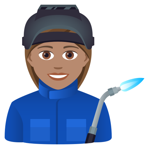 Працівник: середній тон шкіри для JoyPixels 9.0