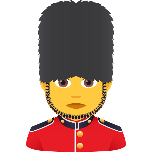 Женщина-гвардеец для JoyPixels 9.0