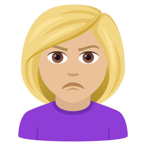 Ображена жінка: світлий тон шкіри для JoyPixels 9.0