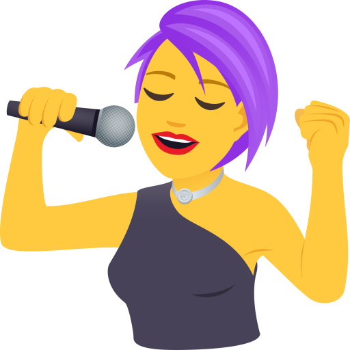 Співачка для JoyPixels 9.0