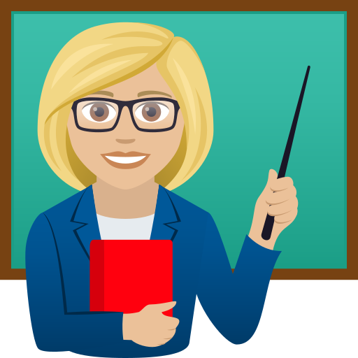 Вчителька: світлий тон шкіри для JoyPixels 9.0