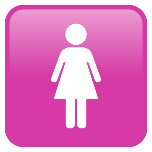 Жіночий туалет для JoyPixels 9.0