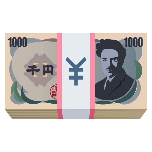 Банкнота ієни для JoyPixels 9.0